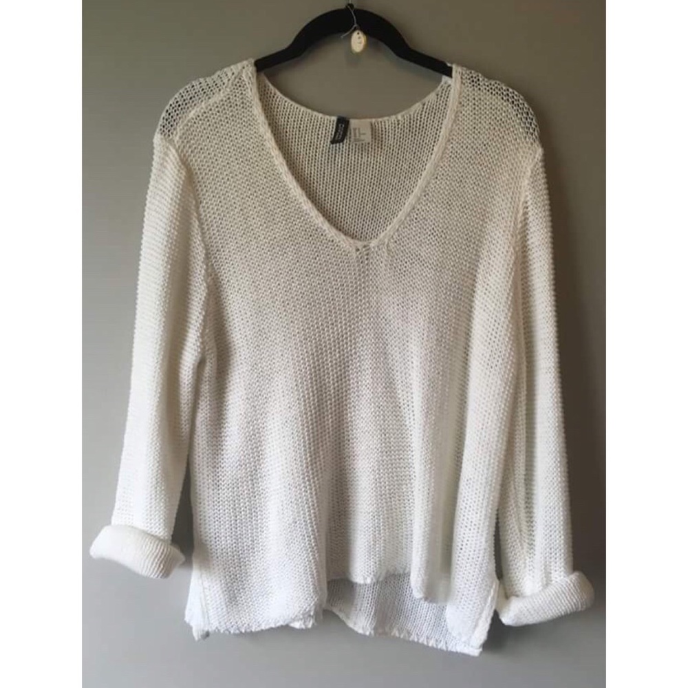 White Knit Sweater